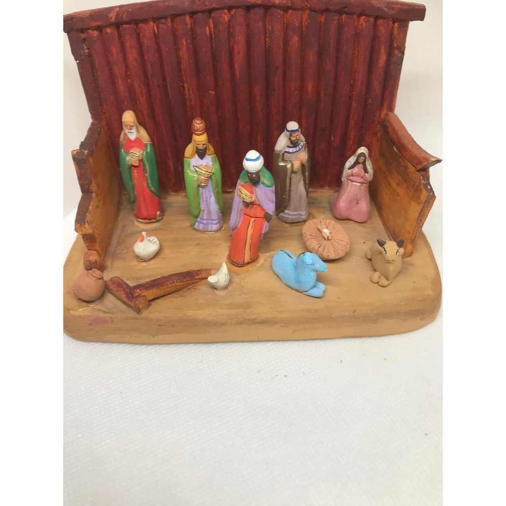 Mini Nativity Scene 4x6" Christmas Holidays Seasonal